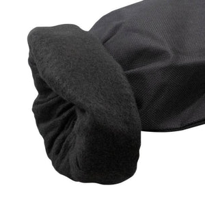 Herangezoomtes Bild an die Ă–ffnung des Handschuhs