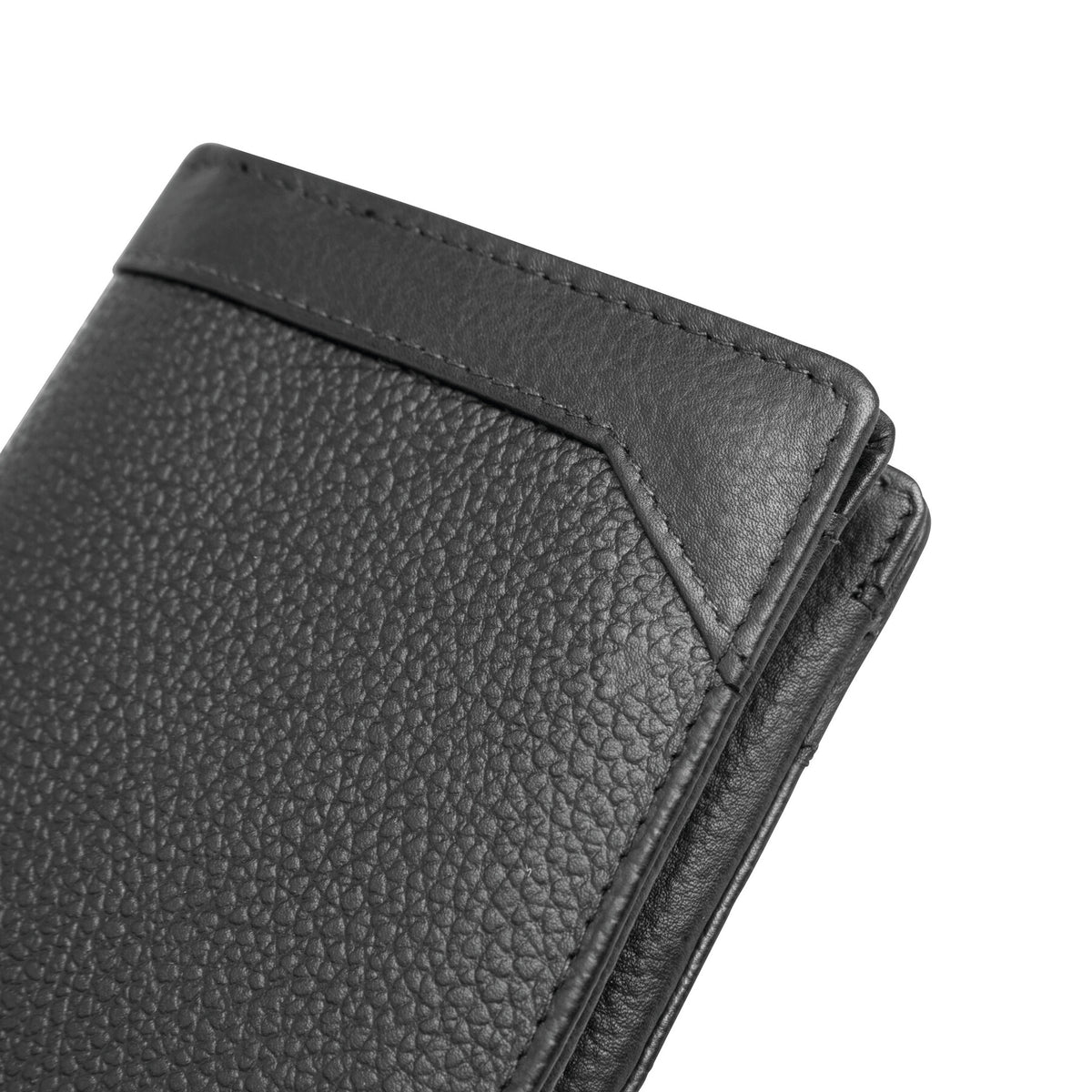 Portefeuille pour cartes de crédit en cuir véritable WALL STREET