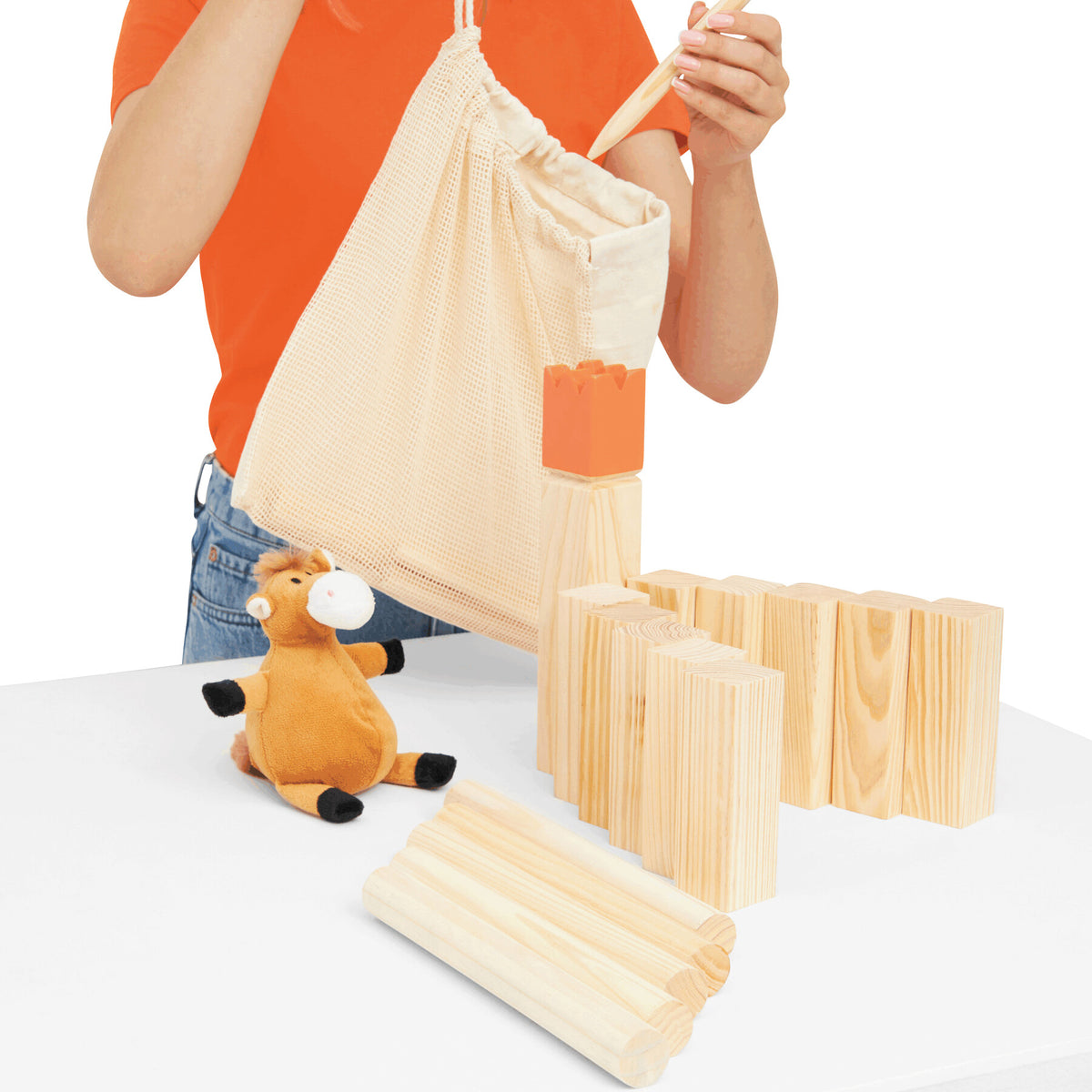 Jeu de lancer viking KUBB