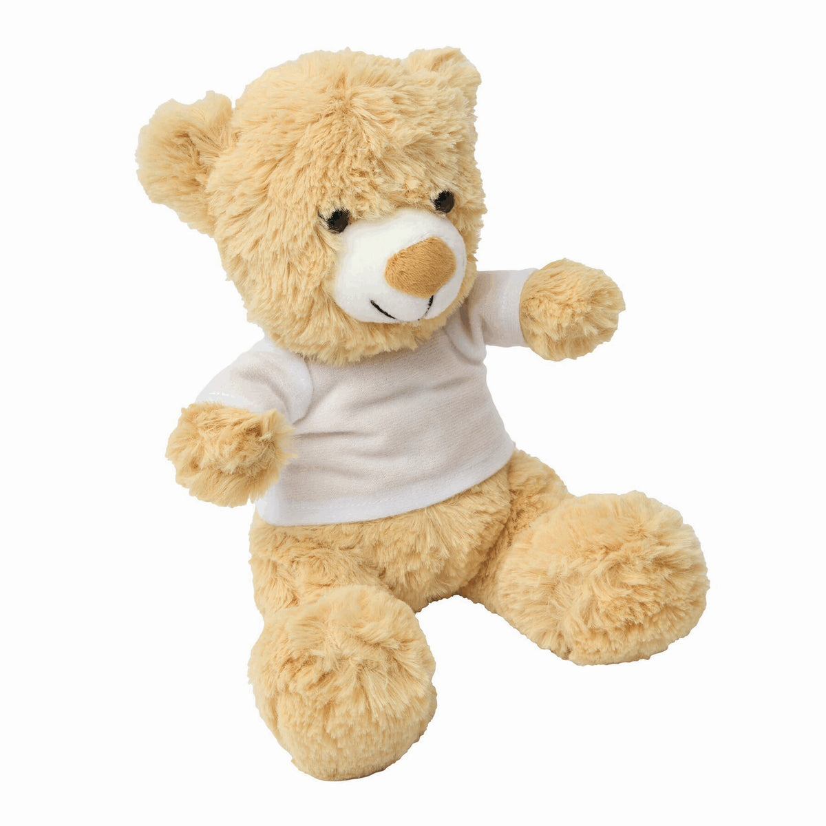 Ours en peluche ALEXANDER avec T-shirt blanc (emballé séparément)