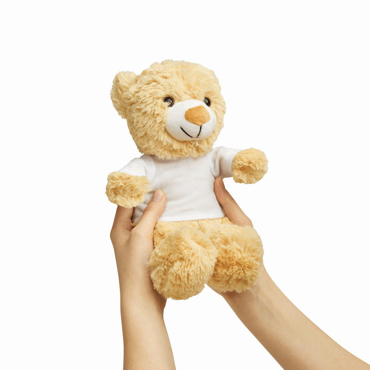 Ours en peluche ALEXANDER avec T-shirt blanc (emballé séparément)