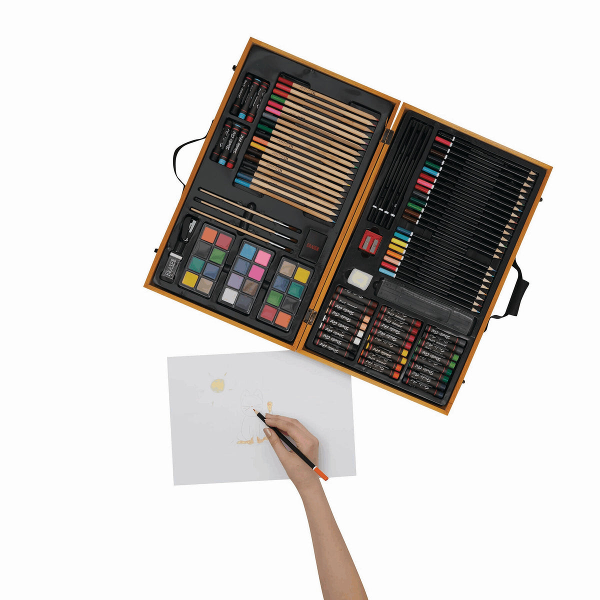 Coffret de peinture en bois MONET