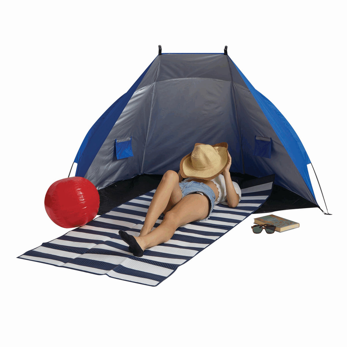 Paravent de plage CLOUDY avec protection solaire