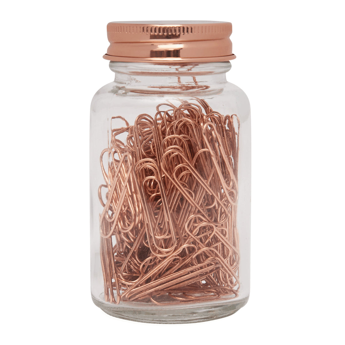 Paperclips in a jar COPPER CLIP