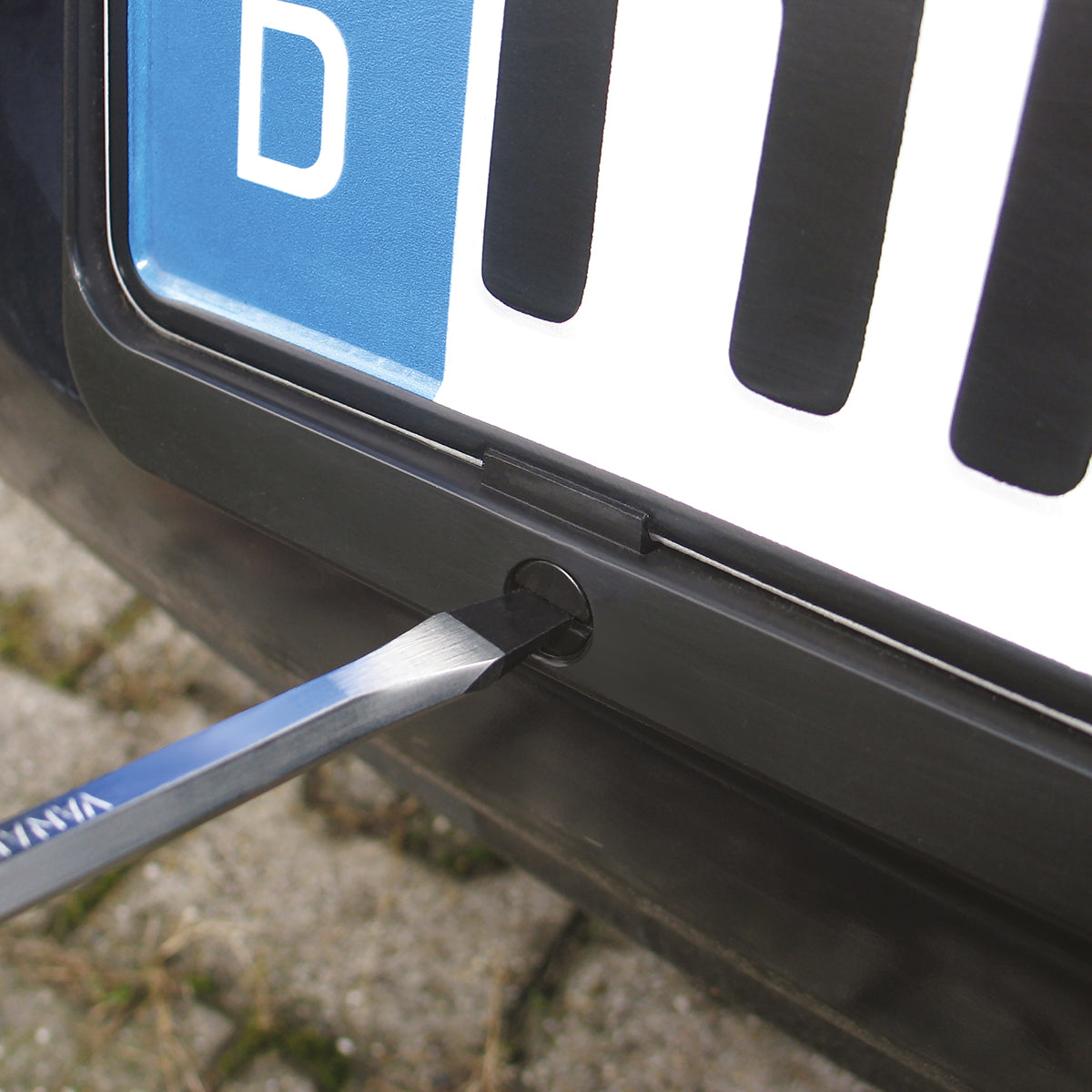 Porte-plaque d'immatriculation « Alpha »