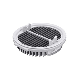 Weisser HEPA-Filter fĂĽr Staubsauger von oben