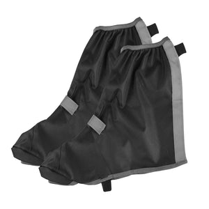 Schwarzer PlastikschuhĂĽberzug