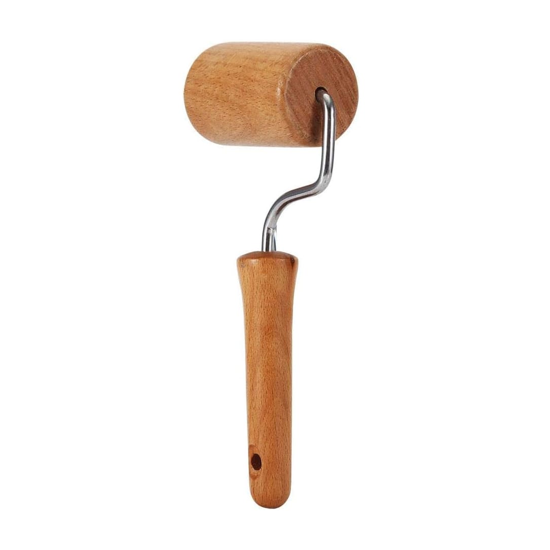 Holz Backblechroller mit Holzgriff