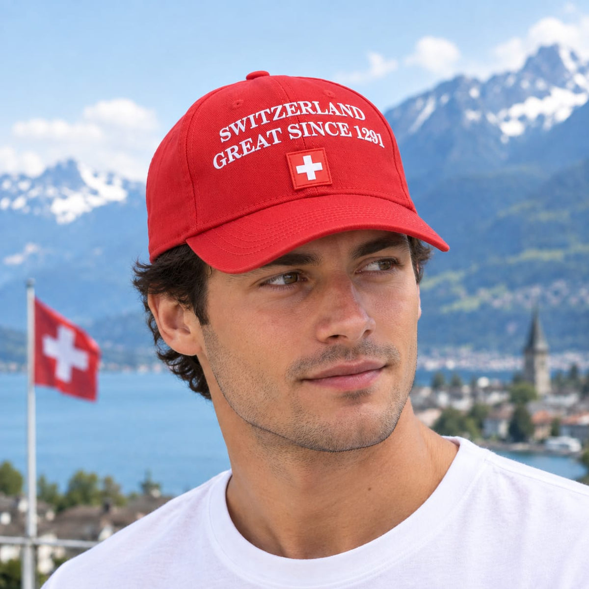 Verstellbare Schweizer Cap „Switzerland – Great Since 1291“