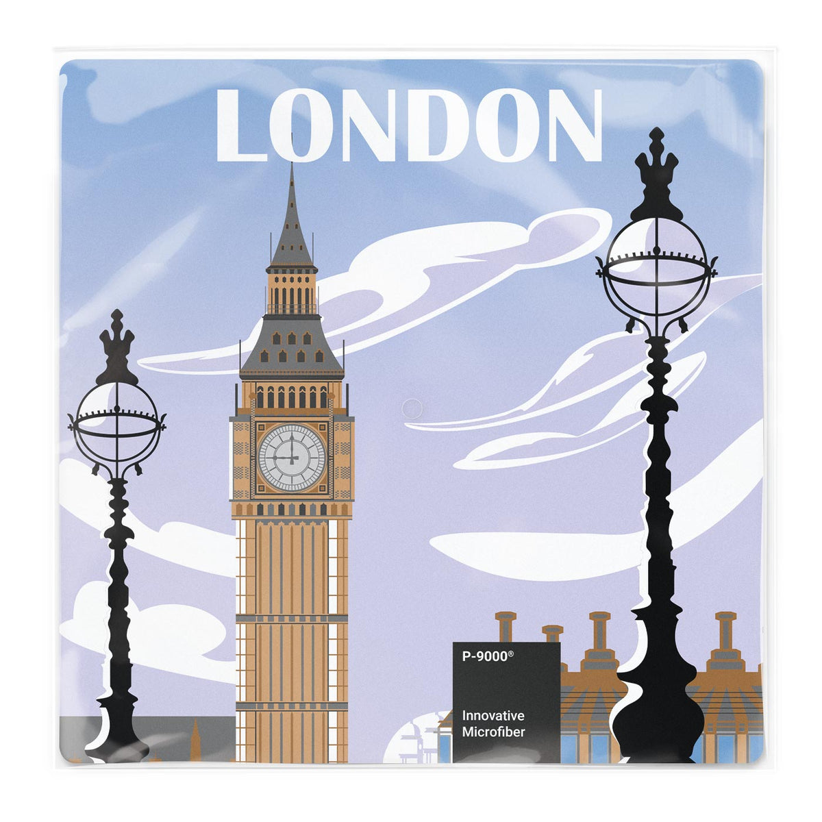 POLYCLEAN Display Cleaning Cloth 20x20 cm in Polybag, All-Inclusive Package