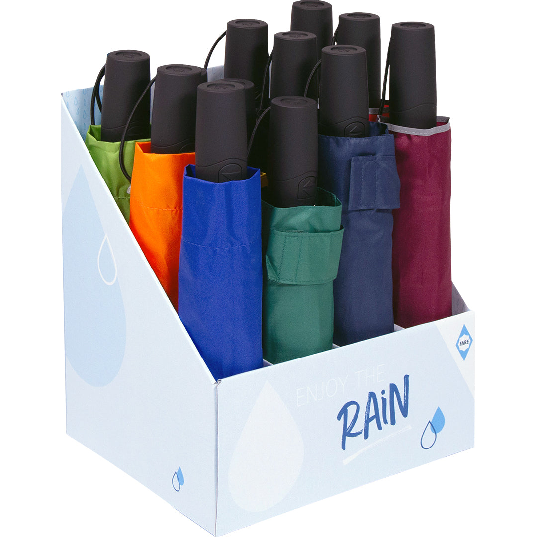 FARE® Pocket Umbrella Display S filled Basic