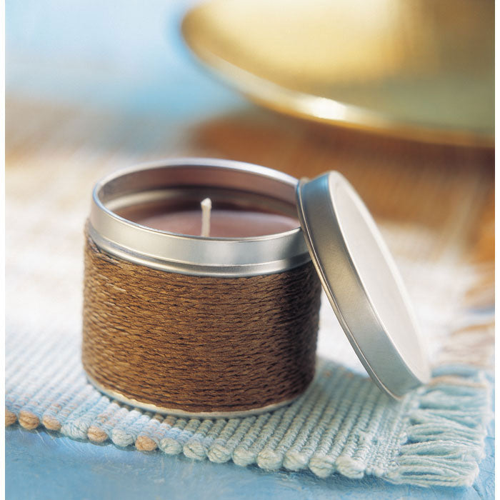 Apple-scented candle
