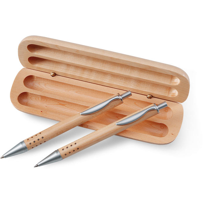 Desk set in wooden box