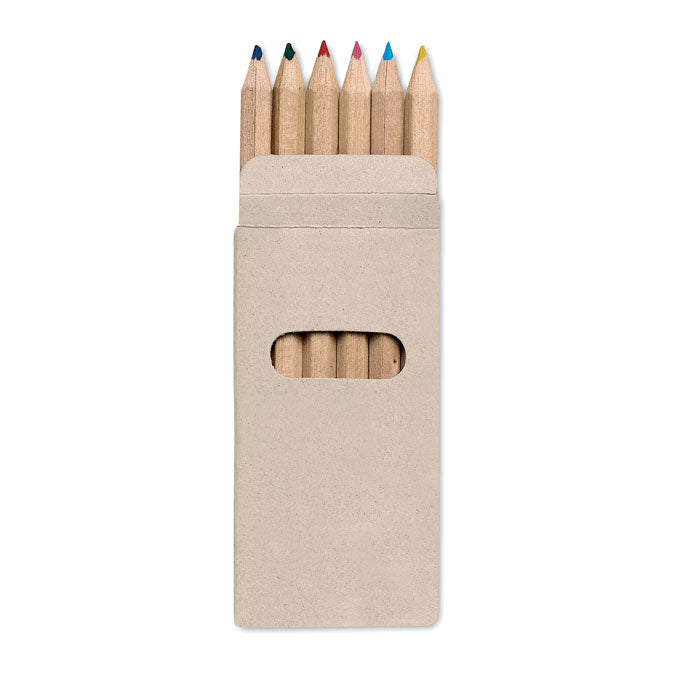 6 crayons