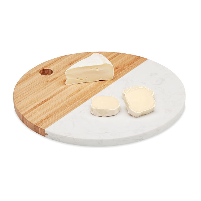 Serving Plate Marble-Bamboo