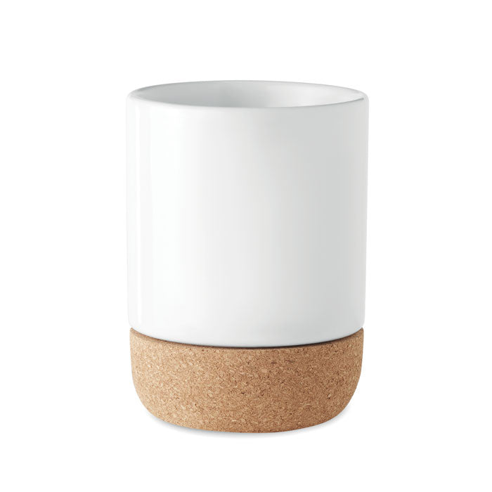 Ceramic mug Subli with cork