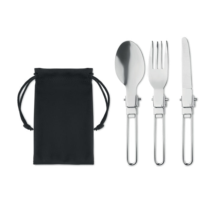 3-piece camping cutlery