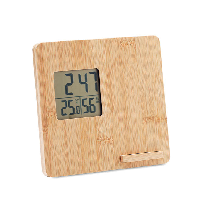 Desk clock with charging station