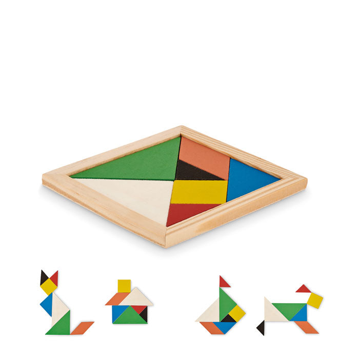 Tangram Puzzle Wood