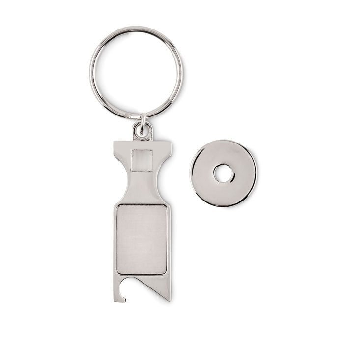 Keychain with Coin Holder