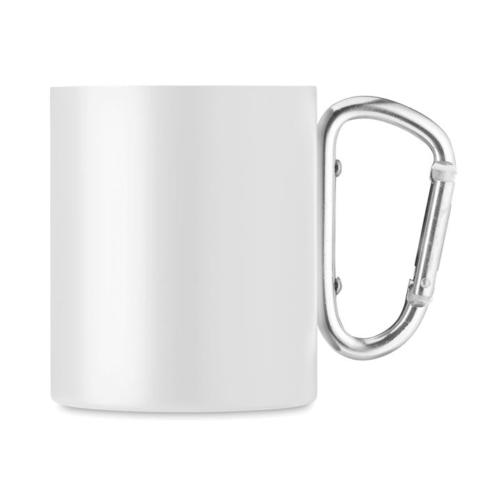Mug with carabiner
