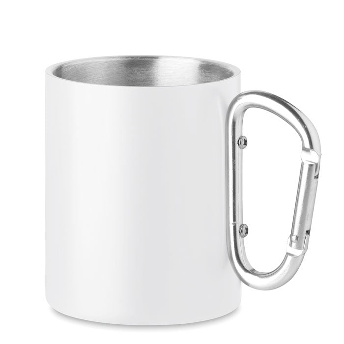 Mug with carabiner