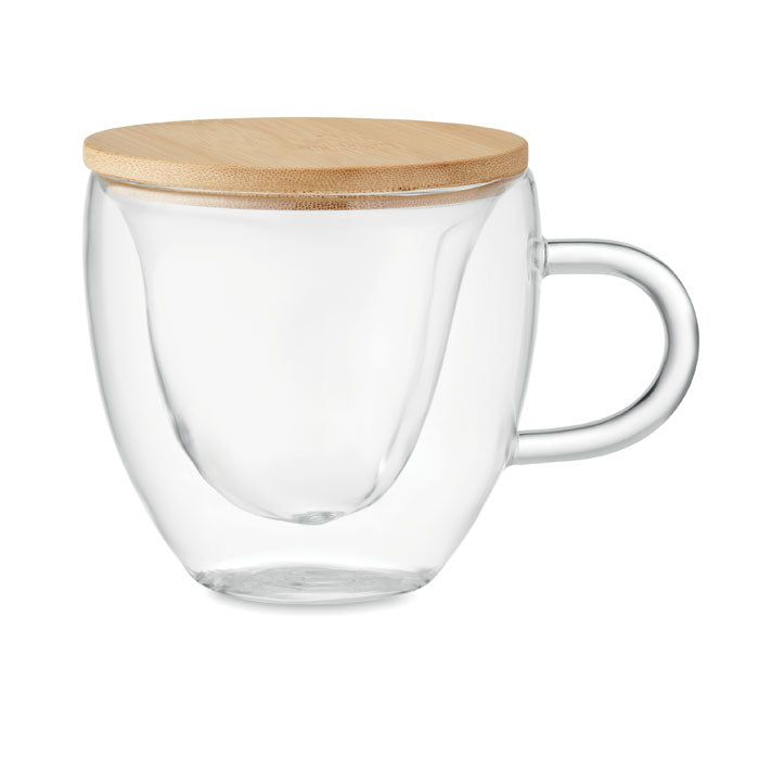 Double-walled borosilicate glass