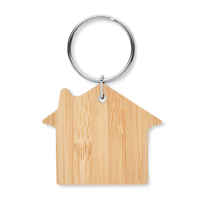 Key ring bamboo, house