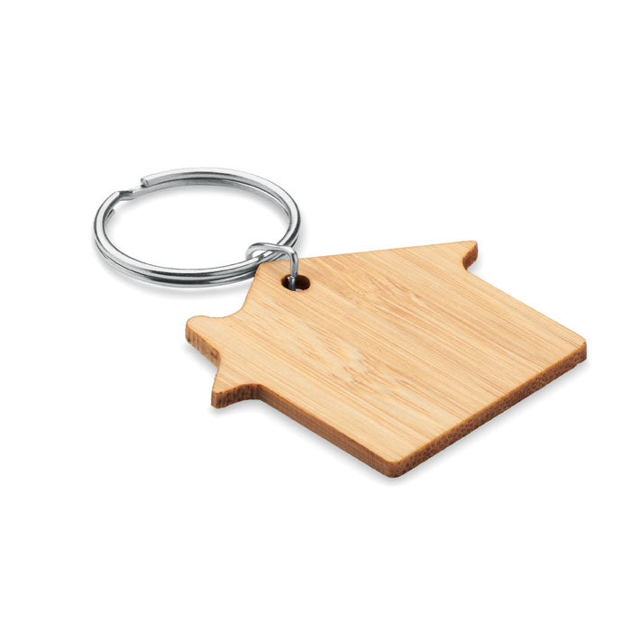 Key ring bamboo, house