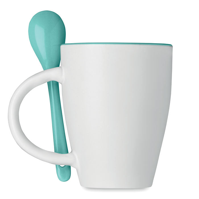 Mug with spoon 250ml