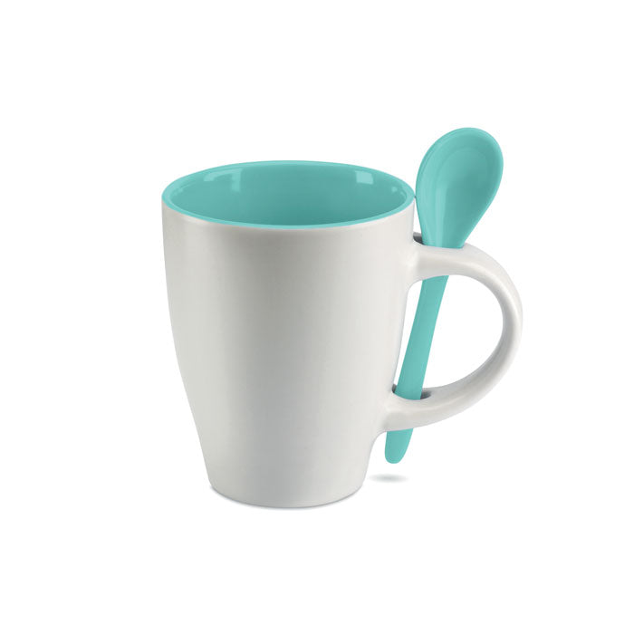 Mug with spoon 250ml
