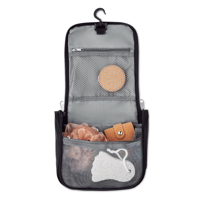 Toiletry bag with hanger