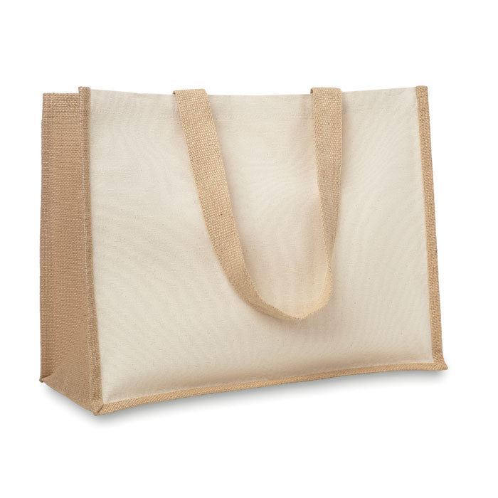 Cabas en jute/toile