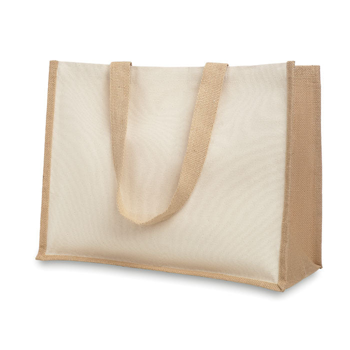 Cabas en jute/toile