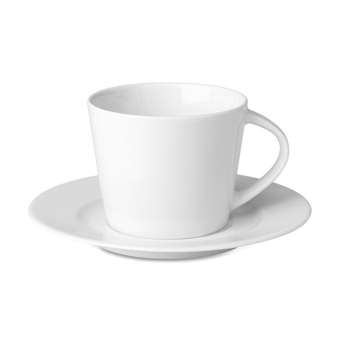 Tasse et soucoupe à cappuccino