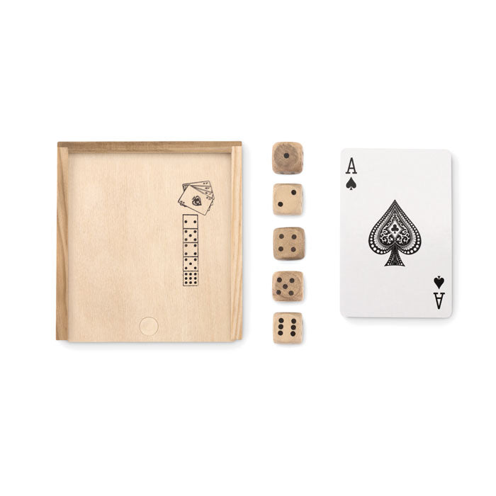 Jeu de cartes à jouer et de dés