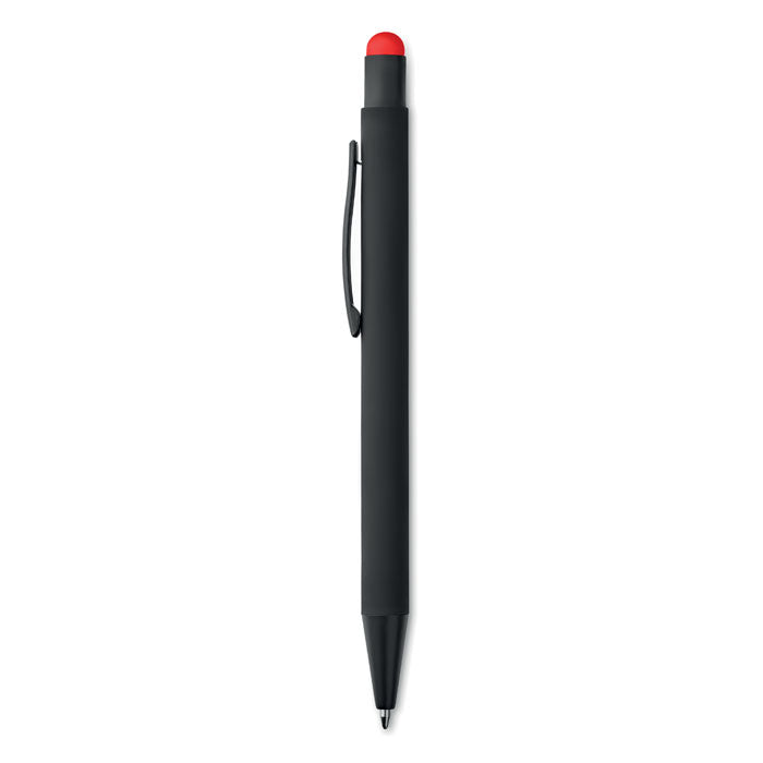 Stylo-bille à poussoir avec stylet