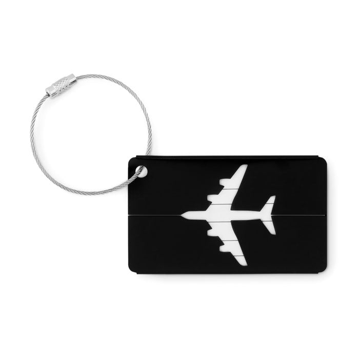 Étiquette de bagage en aluminium
