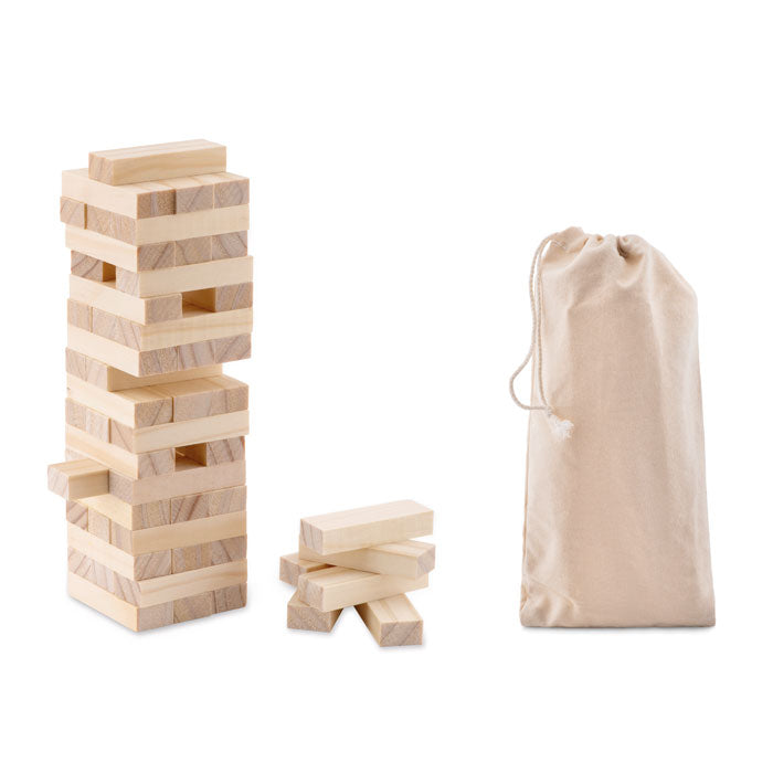 Jeu de la tour en bois