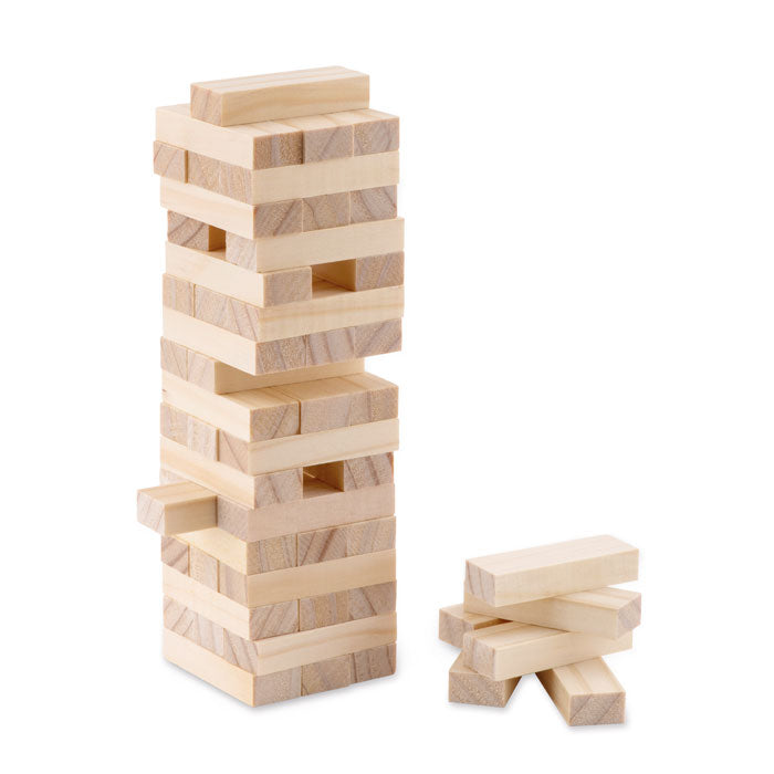 Jeu de la tour en bois