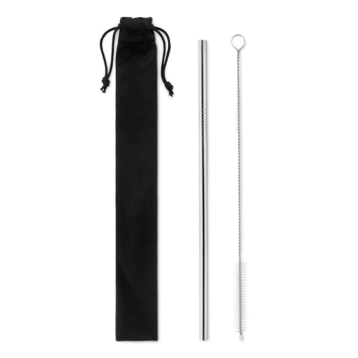 Ensemble de pailles en acier inoxydable