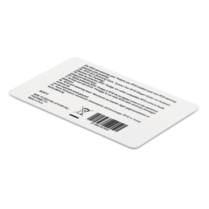 RFID Anti-Skimming Karte