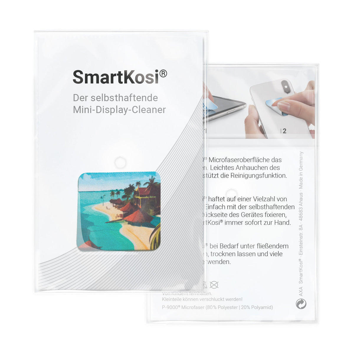 Display Cleaner SmartKosi® 2.8x2.8 cm - 2 weeks delivery time! All-inclusive package