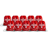 Swiss Ethno Sportbeutel aus Nylon – 11L, Schweizer Sujet - 10er Pack