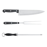 Stainless steel carving set CARVE