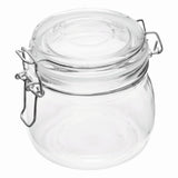 Storage jar CLICKY M with clip-top lid, capacity approx. 500 ml