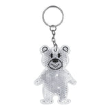 Porte-clés réfléchissant TEDDY