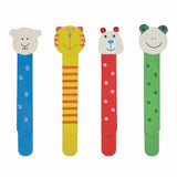 Wooden bookmark FUNNY ANIMALS, assorted 4 times, price per piece