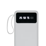 Powerbank Multi Charge – 10000 mAh, 4 integrierte Kabel, 3 Ausgänge, Smartphone-Halter