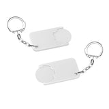 Porte-jeton avec jeton 1€ "Bêta"